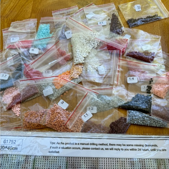 Diamond Painting Lot. Cow Wall Decor NWT Including Extra Rhinestones. - Picture 5 of 14